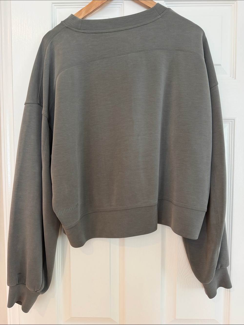 lululemon athletica perfectly oversized softstream Crewneck Sweatshirt - Olive - Picture 2 of 3